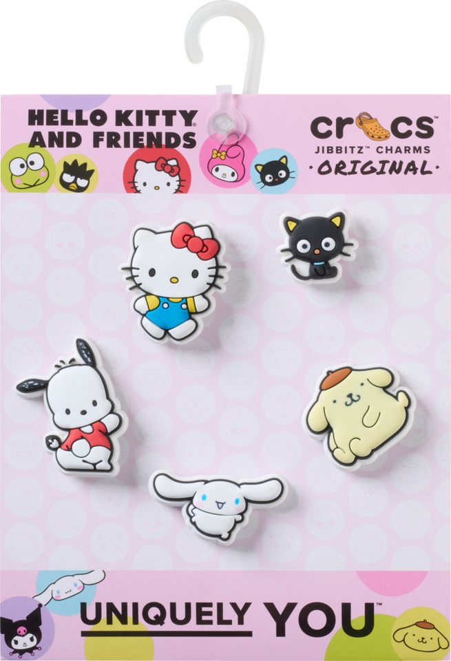 Crocs Schuhanstecker Jibbitz "Hello Kitty Friends" (Set, 5-tlg., Kein Spielzeug. Nicht für Kinder unter 3 Jahren geeignet), Hello Kitty Figuren – Bild 4 von 4
