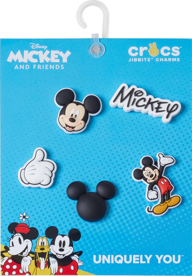 Crocs Schuhanstecker Jibbitz™ Mickey Pant (Set, 5-tlg., Kein Spielzeug. Nicht für Kinder unter 3 Jahren geeignet), Charm, Anstecker für Crocs Schuhe – Bild 3 von 5