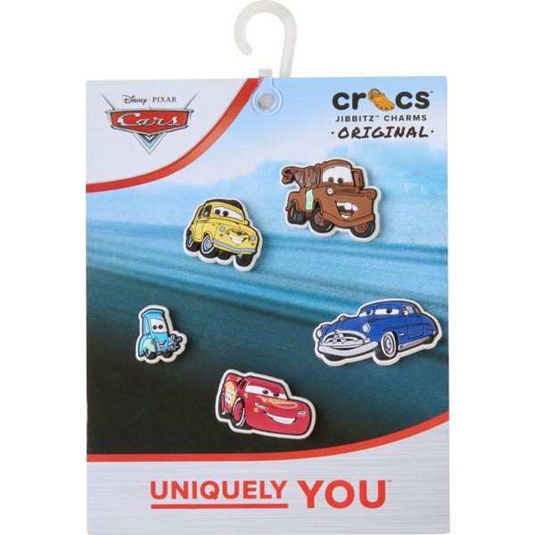 Crocs Schuhanstecker Jibbitz™ Pixar Cars (Set, 5-tlg., Kein Spielzeug. Nicht für Kinder unter 3 Jahren geeignet), Cars Motive zum Anstecken, Charm, Anstecker fü
