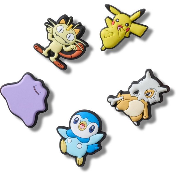Crocs Schuhanstecker Jibbitz™ Pokemon Variety (Set, 5-tlg., Kein Spielzeug. Nicht für Kinder unter 3 Jahren geeignet), Charm, Anstecker für Crocs Schuhe
