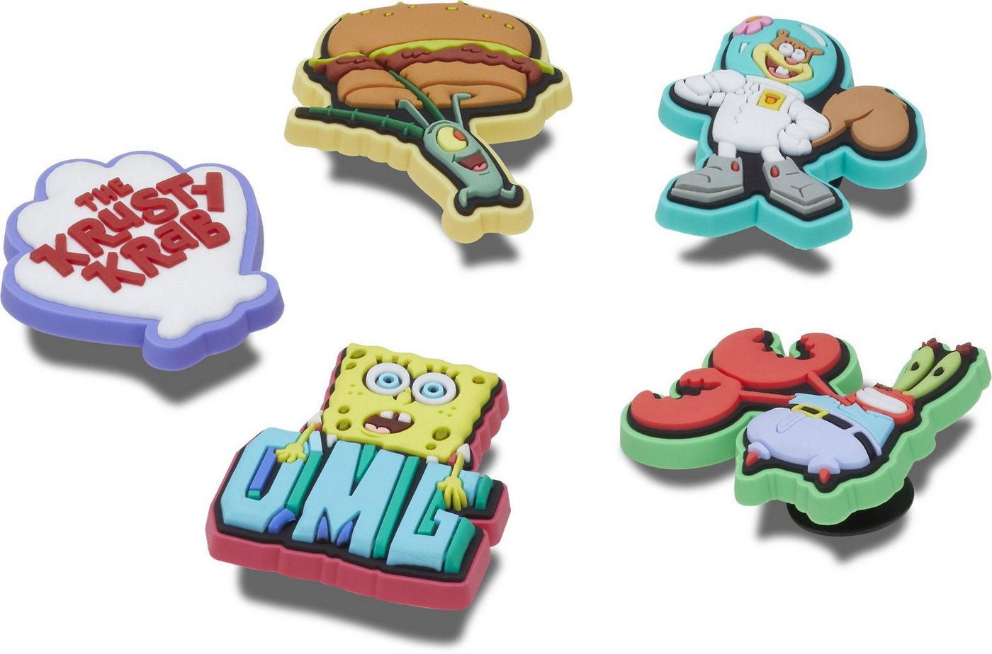 Crocs Schuhanstecker Jibbitz™ Spongebob (Set, 5-tlg., Kein Spielzeug. Nicht für Kinder unter 3 Jahren geeignet), Anstecker mit verschiedenen Motiven – Bild 3 von 4