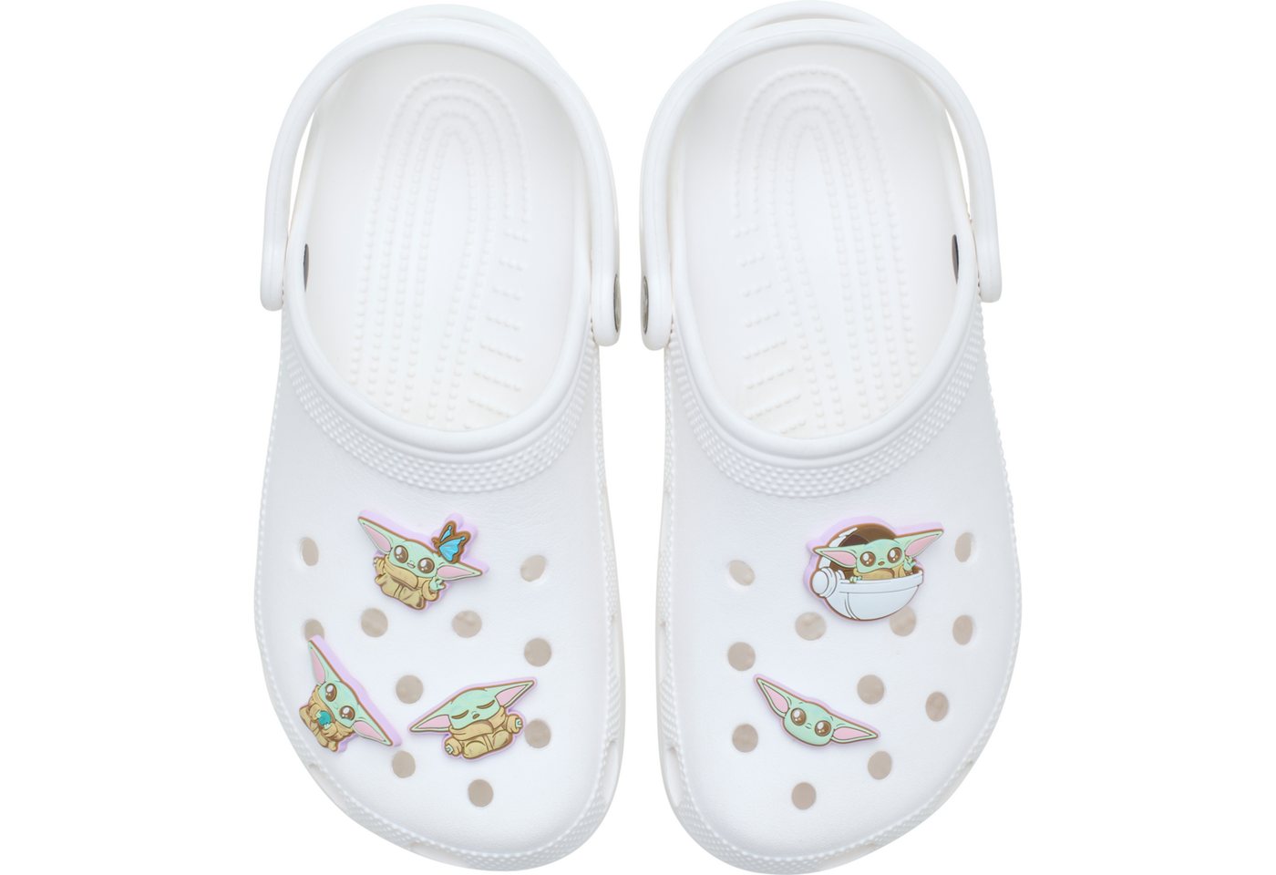 Crocs Schuhanstecker Jibbitz™ Star Wars Grogu (Set, 5-tlg., Kein Spielzeug. Nicht für Kinder unter 3 Jahren geeignet), Charm, Anstecker für Crocs Schuhe – Bild 2 von 3