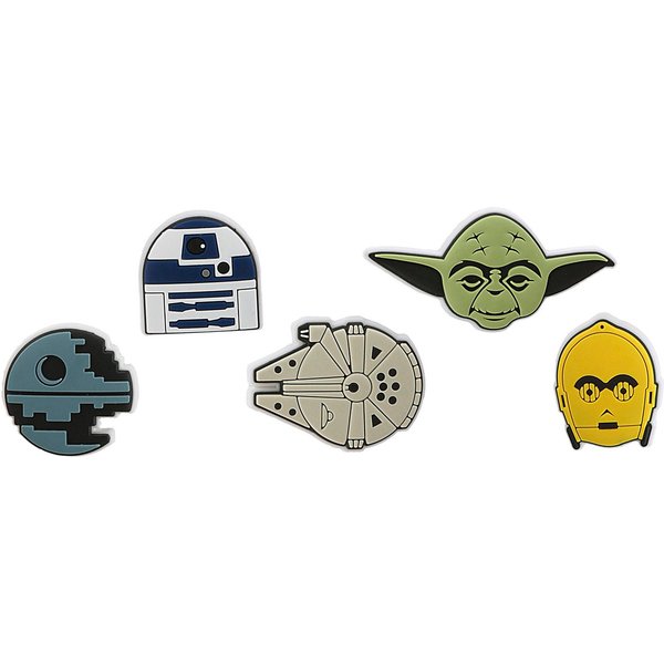 Crocs Schuhanstecker Jibbitz™ Star Wars (Set, 5-tlg., Kein Spielzeug. Nicht für Kinder unter 3 Jahren geeignet), Schuh Charms mit Star Wars Figuren