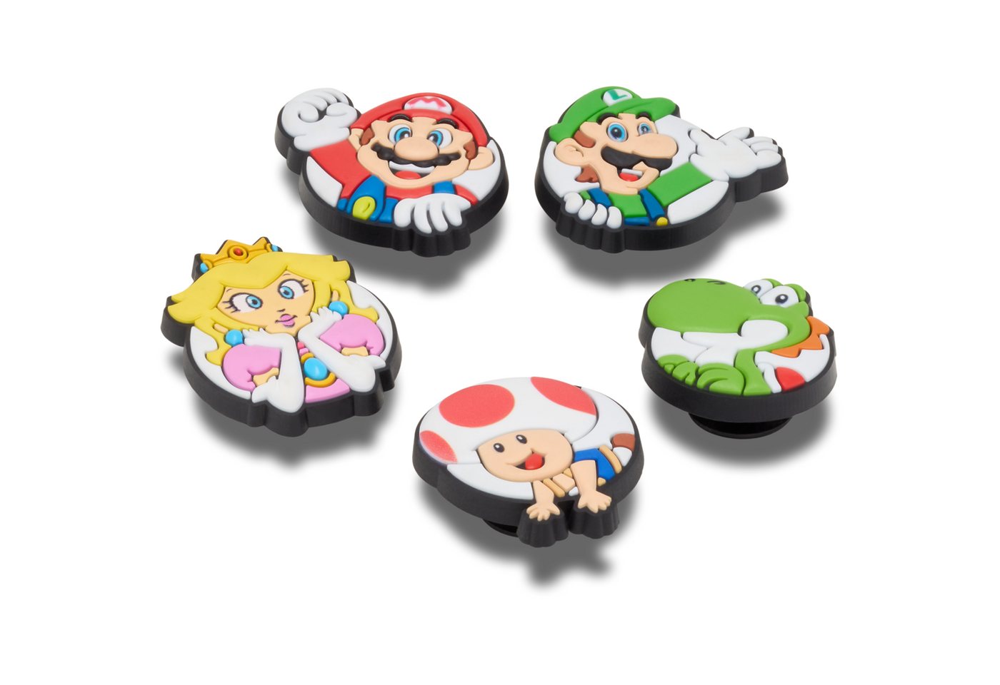 Crocs Schuhanstecker Jibbitz™ Super Mario Core (Set, 5-tlg., Kein Spielzeug. Nicht für Kinder unter 3 Jahren geeignet), Charm, Anstecker für Crocs Schuhe – Bild 3 von 5