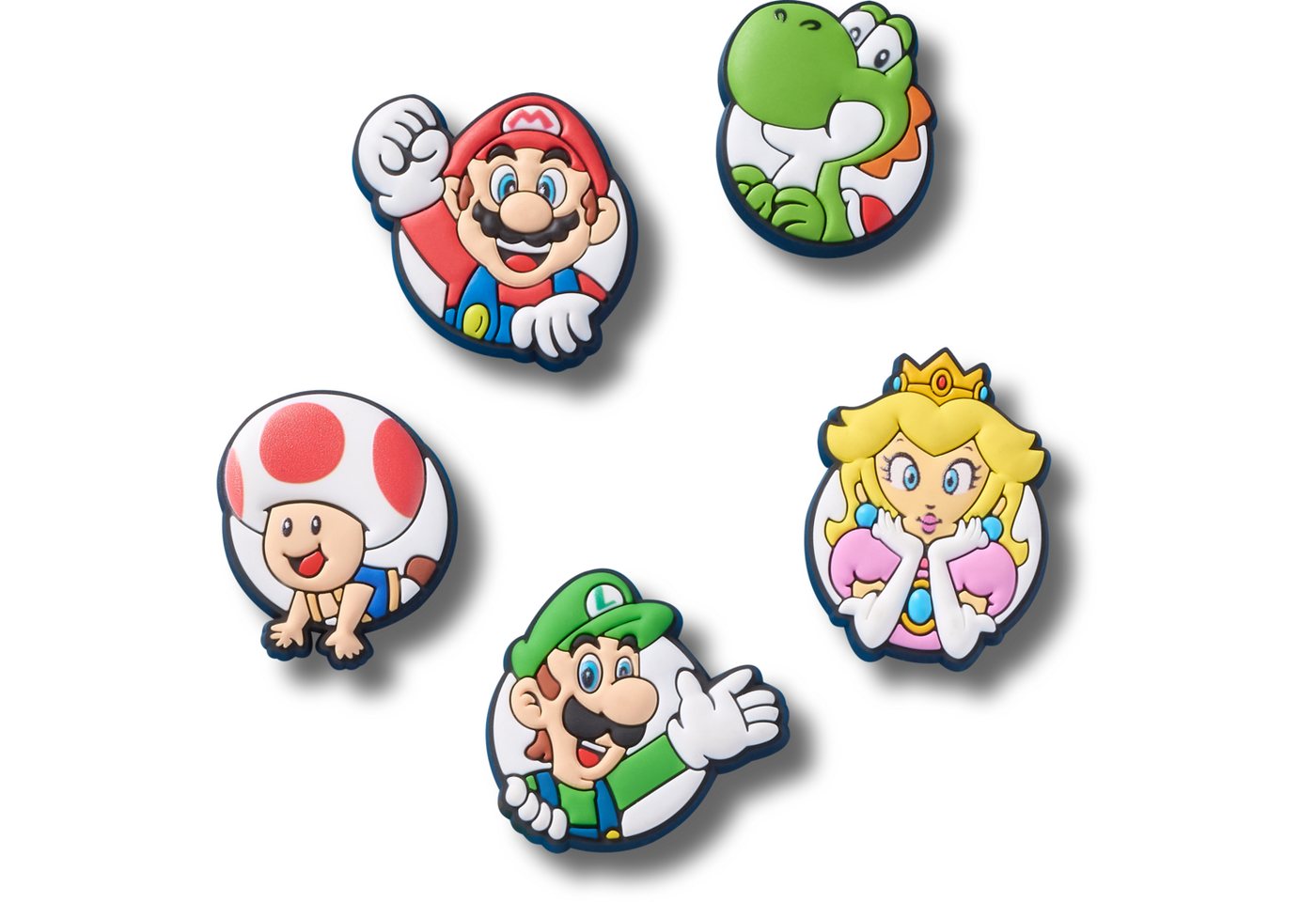 Crocs Schuhanstecker Jibbitz™ Super Mario Core (Set, 5-tlg., Kein Spielzeug. Nicht für Kinder unter 3 Jahren geeignet), Charm, Anstecker für Crocs Schuhe – Bild 4 von 5