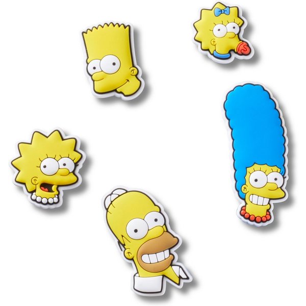 Crocs Schuhanstecker Jibbitz™ The Simpsons (Set, 5-tlg., Kein Spielzeug. Nicht für Kinder unter 3 Jahren geeignet), Charm, Anstecker für Crocs Schuhe