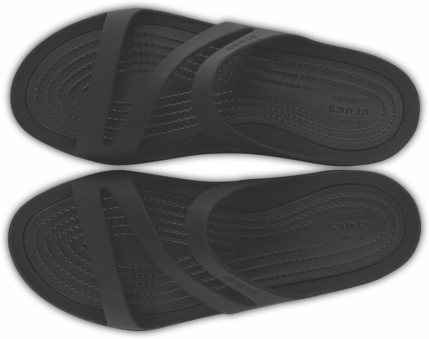Crocs Swiftwater Sandal Badepantolette, Sommerschuh, Badeschuh, Poolslides, genoppte Innensohle – Bild 4 von 5