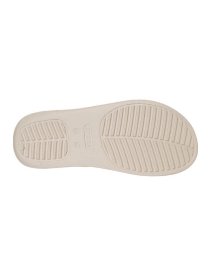 Crocs Zehensandale Getaway Triangle Flip beige - Damen Badeschuh – Bild 2 von 5