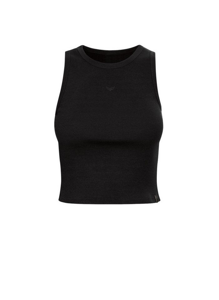 Trigema Crop-Top TRIGEMA Cropped Top aus elastischem Doppelripp (1-tlg) – Bild 2 von 4