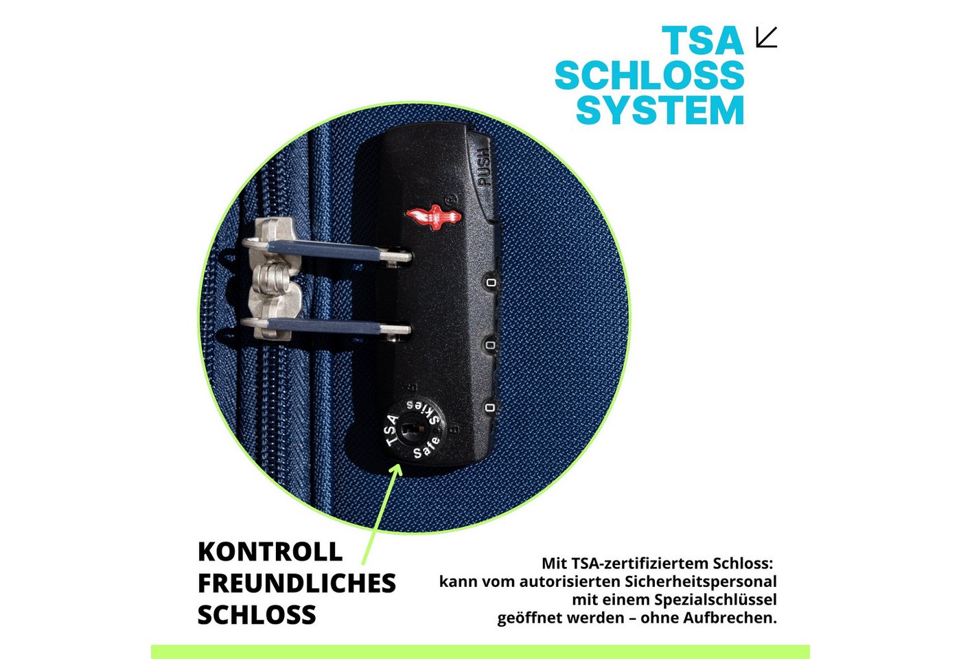 Crosstravel Trolleyset Monterey, 4 Rollen, (3 tlg., Weichgepäck Trolley Set), Volumenerweiterung bei Größe M+L – Bild 5 von 5