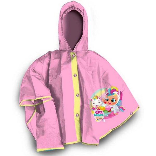 Cry Babies Regenjacke Regenmantel – Onesize Niedlicher Regenmantel für regenreiche Tage