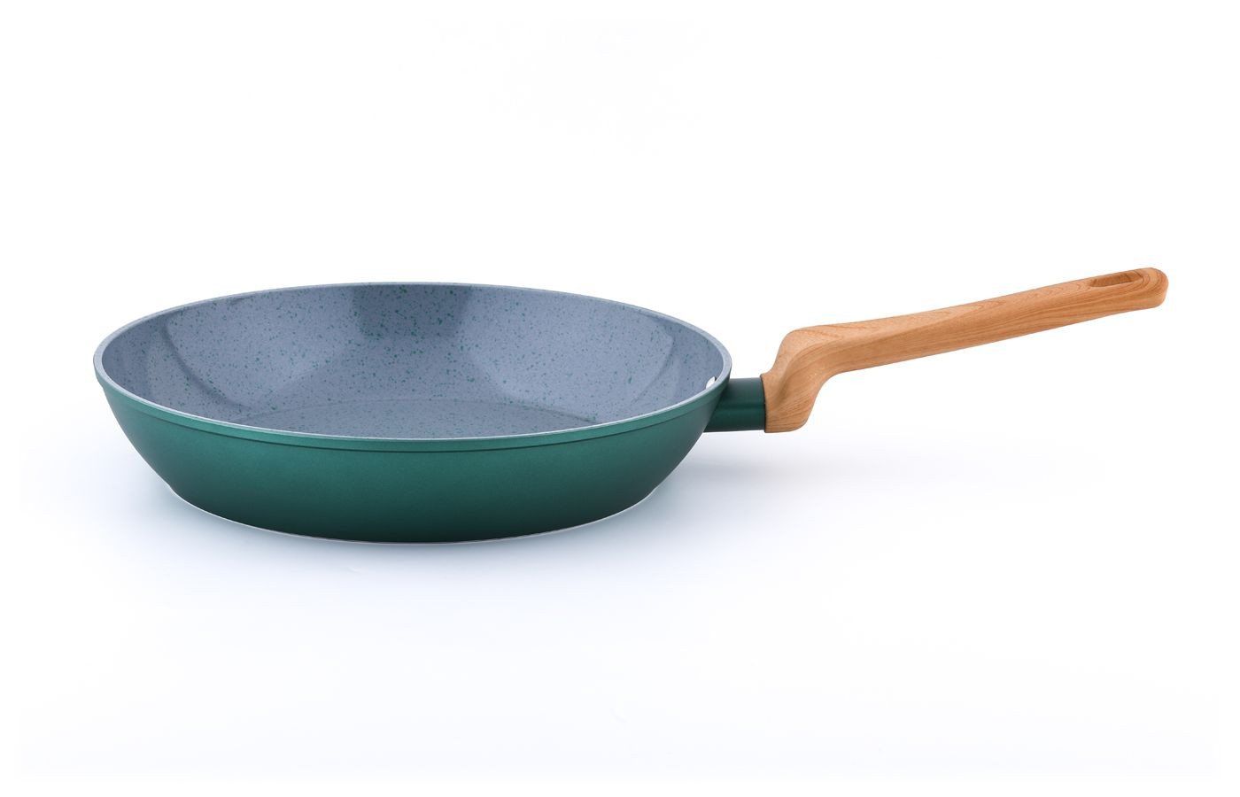 CS Koch-Systeme Bratpfanne PURE, antihaftbeschichtet, grün, Aluminium (1-tlg), antihaftbeschichtet – Bild 3 von 4