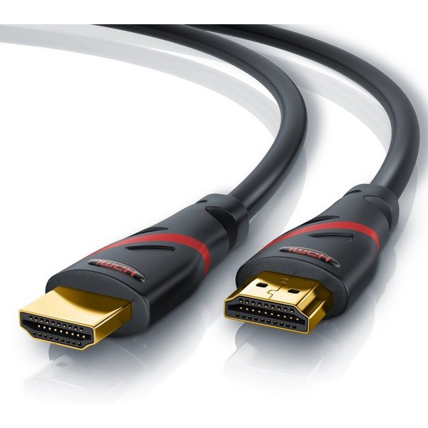 CSL 4K Ultra HD, UHD, Full HD, 3D, ARC, High Speed mit Ethernet - 5m HDMI-Kabel, 2.0b, HDMI Typ A (500 cm), CEC, HDCP, 3-fach geschirmt, für TV, PC, Konsole, St