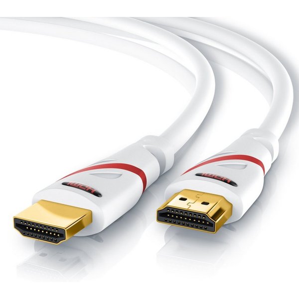 CSL 4K Ultra HD, UHD, Full HD, 3D, ARC, High Speed mit Ethernet - 5m HDMI-Kabel, 2.0b, HDMI Typ A (500 cm), CEC, HDCP, 3-fach geschirmt, für TV, PC, Konsole, St