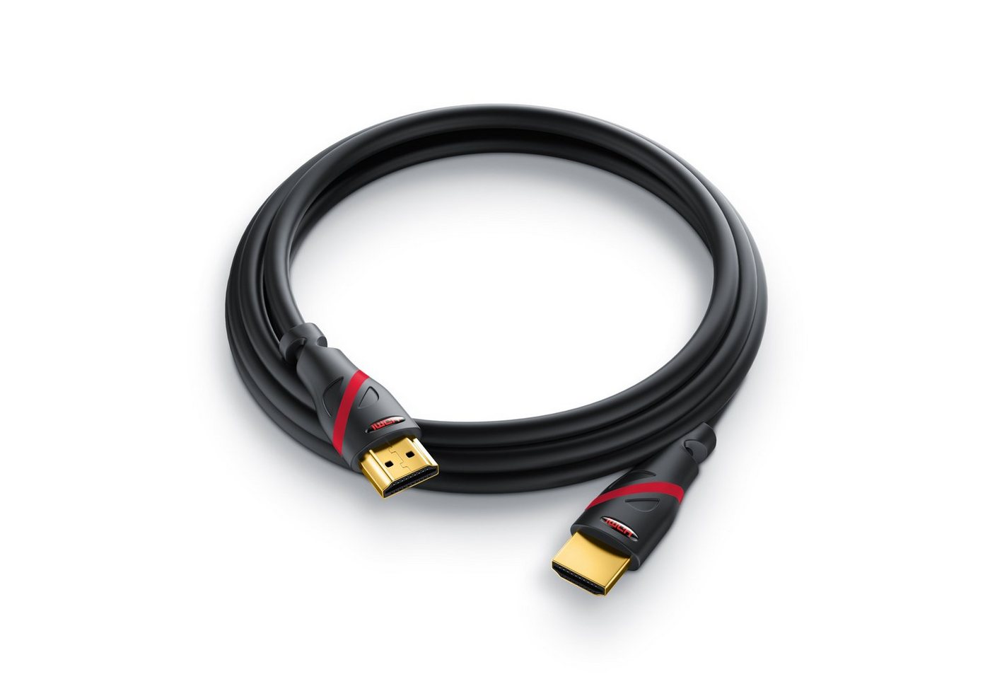 CSL 4K Ultra HD, UHD, Full HD, 3D, ARC, High Speed mit Ethernet - 12,5m HDMI-Kabel, 2.0b, HDMI Typ A (1250 cm), 60 Hz, CEC, ideal für TV, PC, Konsole und Beamer – Bild 2 von 5