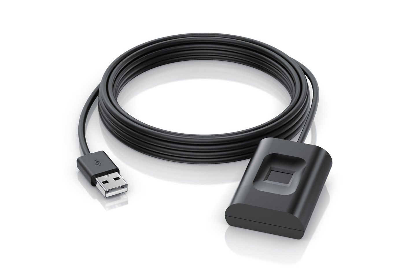 CSL Fingerabdrucksensor USB Fingerabdruckleser kabelgebunden, bis zu 10 IDs, Finger Scanner, (1-St), plug & play, Rundumerkennung, Windows 8 / 10 / 11 kompatibe – Bild 5 von 5