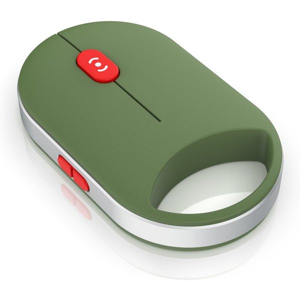 CSL kabellos Bluetooth & 2,4GHz für Rechtshänder & Linkshänder, 2 Geräte Maus (Bluetooth, Funk, 2477 dpi, Mini 30g leicht, Dual-BT & Funk, Silent, USB-C, Optisc