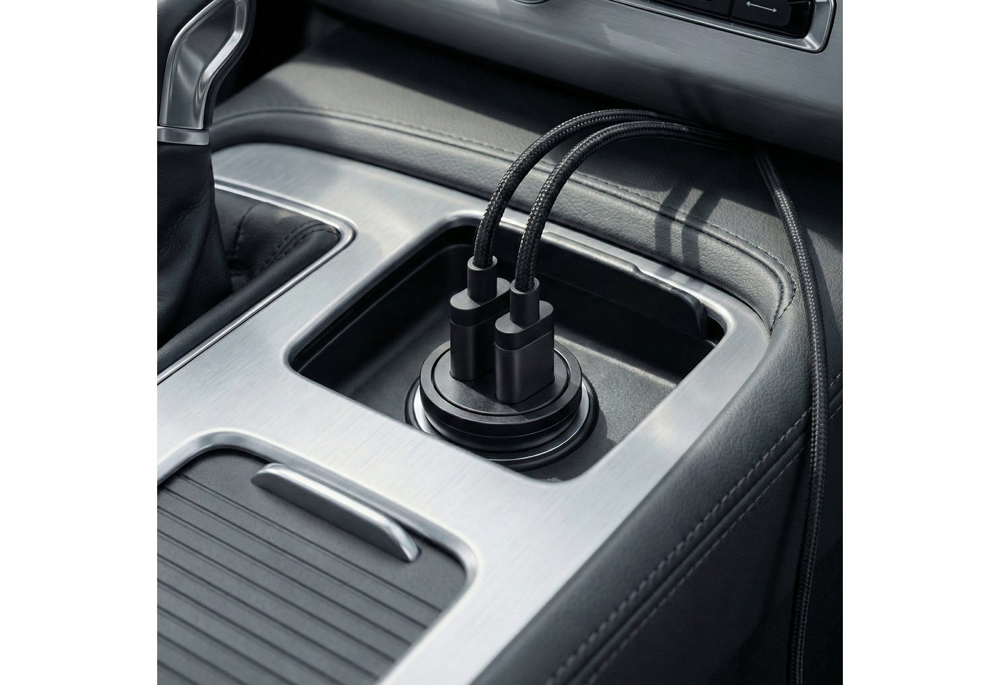CSL KFZ Ladegerät Auto Ladegerät USB A & C, Schnellladegerät 30 Watt KFZ-Netzteil (USB-C & USB-A, Zigarettenanzünder, Power Delivery & Quick Charge) – Bild 4 von 5