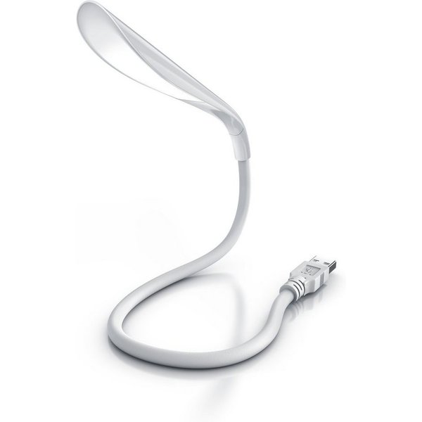 CSL LED Leselampe LED Lampe flexibel mit Schwanenhals Leselampe mit USB Anschluss, LED fest verbaut, flexibles Licht zum Lesen, für Bett, Sofa und Schreibtisch