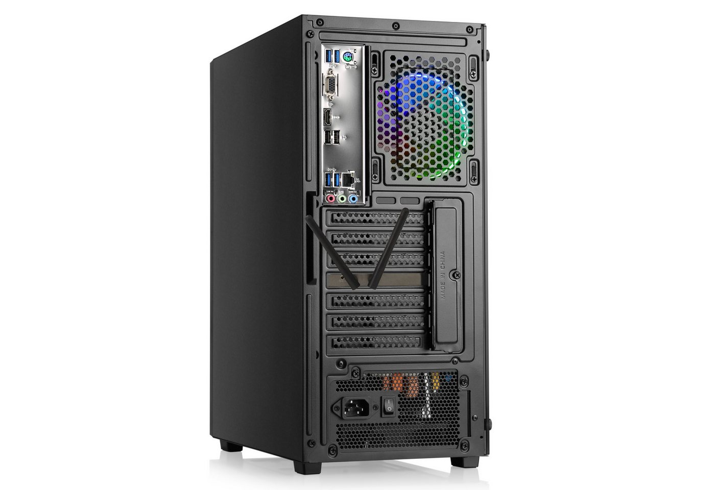 CSL Levitas V26320 Gaming-PC-Komplettsystem (27", AMD Ryzen 5 Ryzen 5, AMD Radeon Graphics, 32 GB RAM, 1000 GB SSD) – Bild 4 von 5