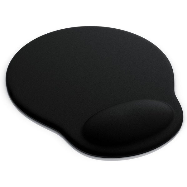 CSL Mauspad Office Gel Mousepad mit ergonomischer Handgelenkauflage (1-St), Office Gel Mousepad mit ergonomischer Handgelenkauflage,schwarz