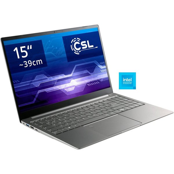 CSL R'Evolve C15 v3 Notebook (39,6 cm/15,6 Zoll, Intel N-Reihe N200, UHD Graphics, 8 GB, 500 GB SSD)