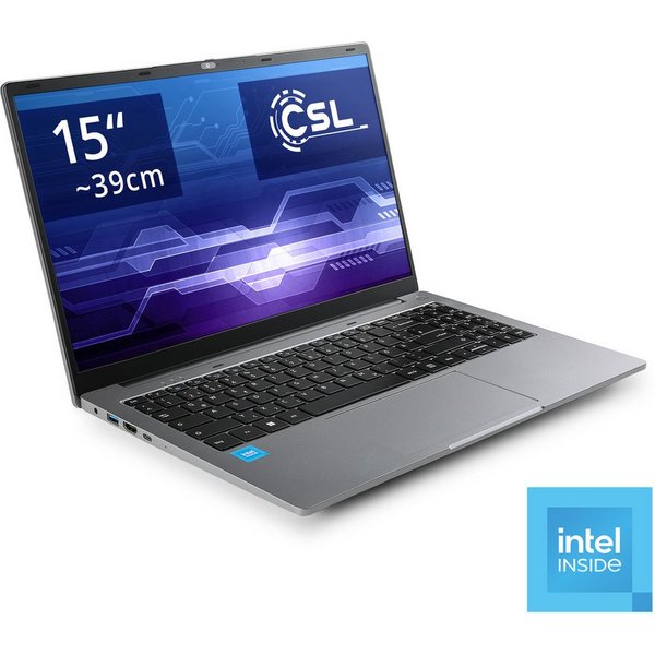 CSL R'Evolve C15 v4 Windows 11 Notebook (39,6 cm/15,6 Zoll, Intel N-Reihe N150, UHD Graphics, 8 GB, 500 GB SSD)