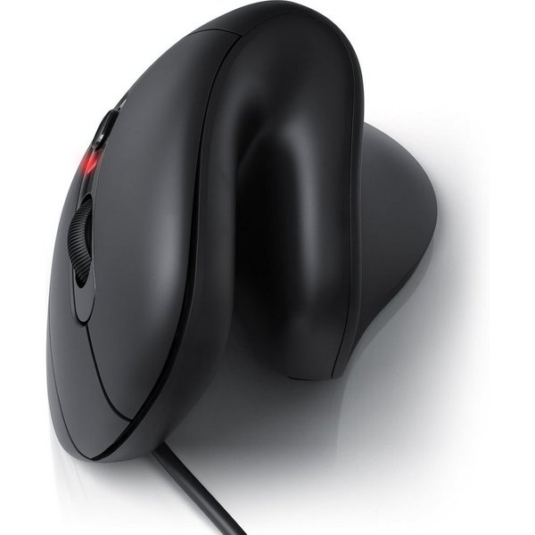 CSL Vertikalmaus, optische Vertikal Mouse, ergonomische & armschonend ergonomische Maus (kabelgebunden, 2800 dpi, Vorbeugung gegen Mausarm Tennisarm, Kabel, für