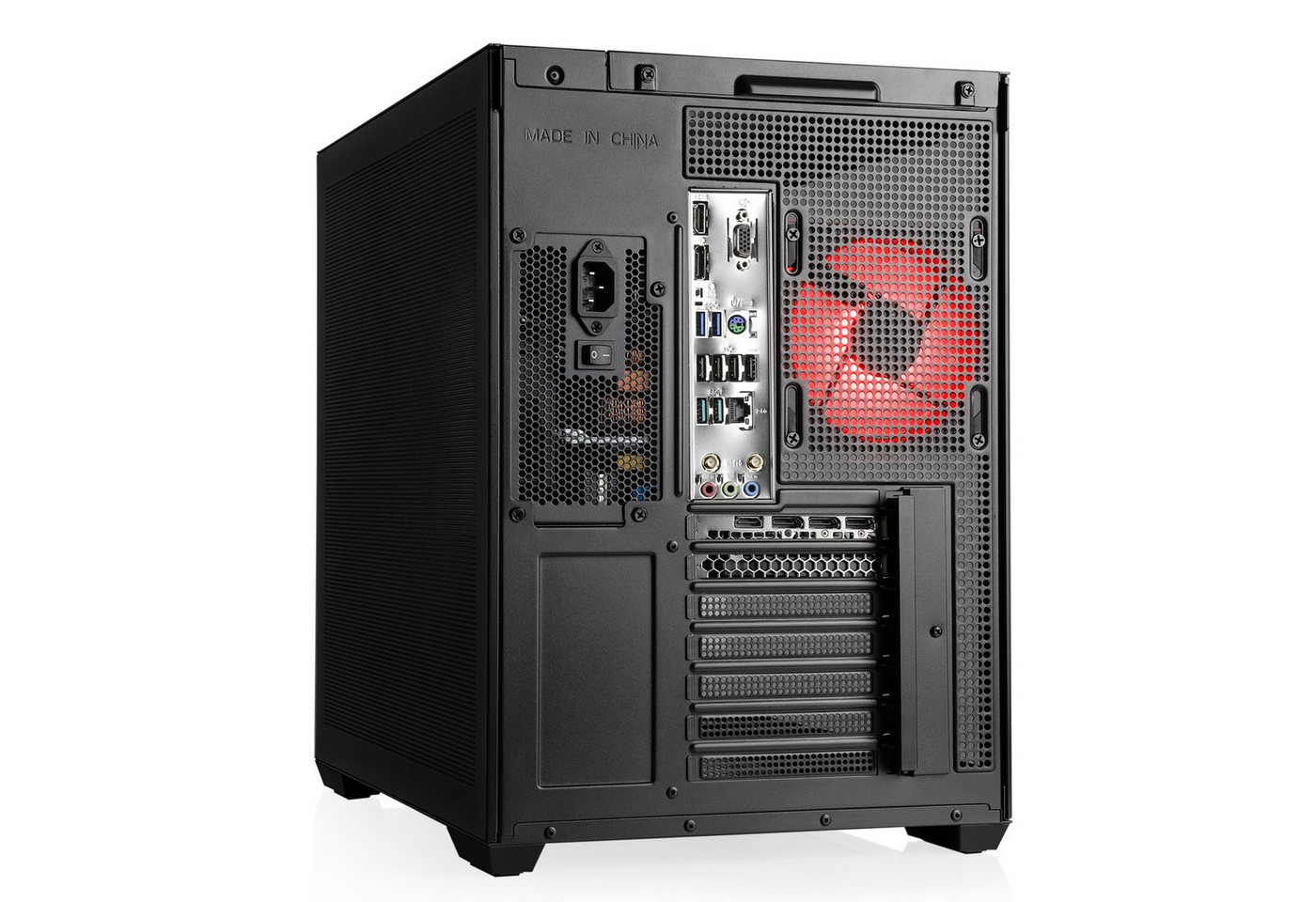 CSL Vitrum Advanced V24515 PC (AMD Ryzen 7 8700F, NVIDIA GeForce RTX 5070 Ti, 32 GB RAM, 1000 GB SSD, Wasserkühlung) – Bild 3 von 4