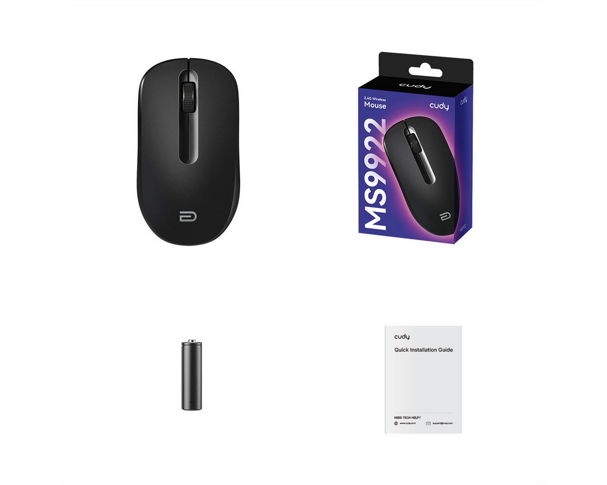 cudy MS9922_Black 2.4G Wireless Maus Maus (Funk) – Bild 2 von 3