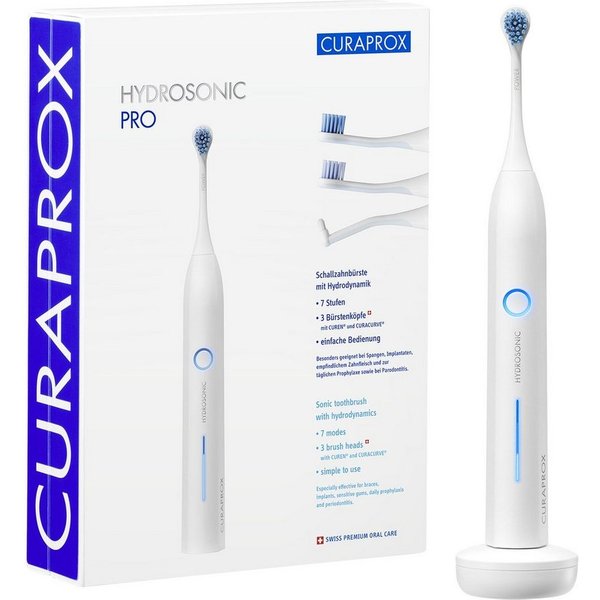 CURAPROX Elektrische Zahnbürste Hydrosonic Pro Schallzahnbürste