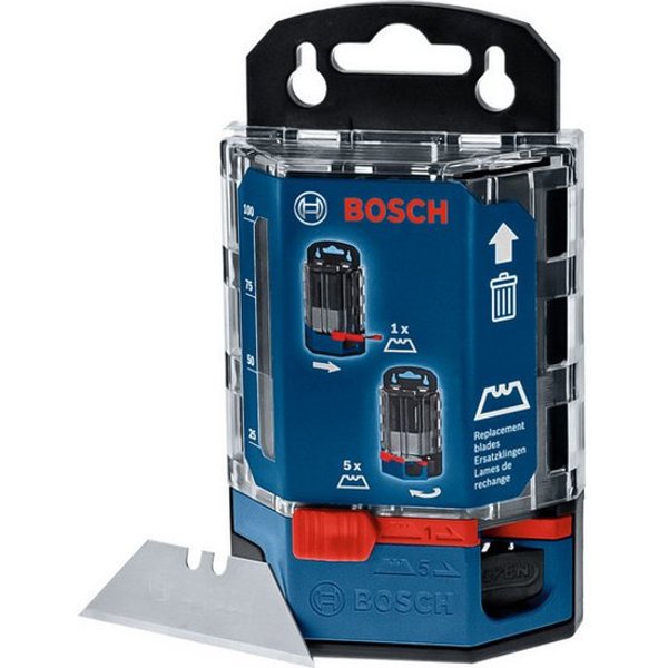 BOSCH Cuttermesser Bosch Professional Trapez-Klingenspender 50 Stück