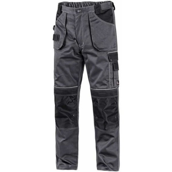 CXS Arbeitshose Arbeitshose Bundhose Multifunktion Hose grau-schwarz