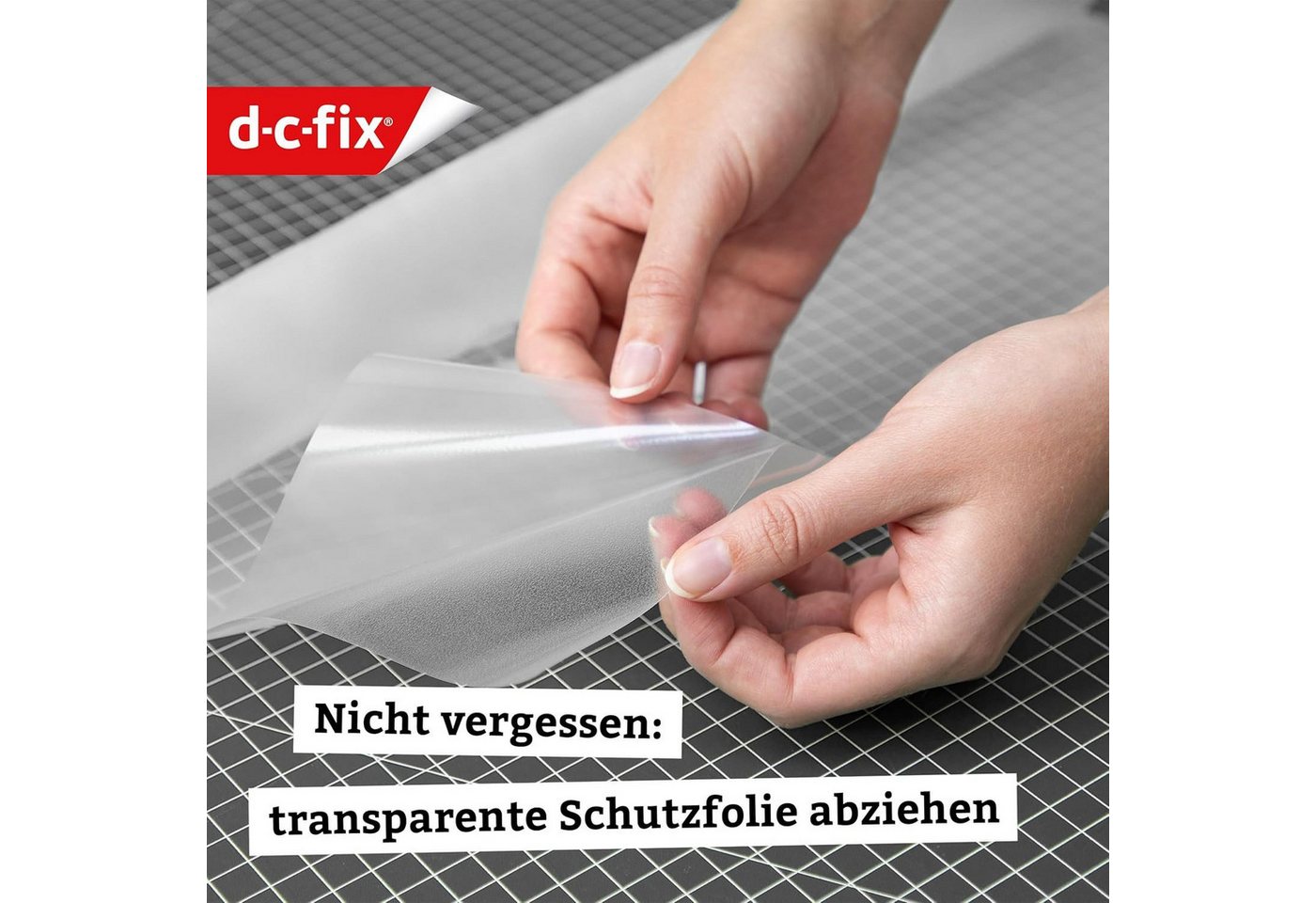 d-c-fix Fensterfolie Ice Cube - selbsthaftende Sichtschutzfolie Deko Folie Fenster innen, Glatt, Statisch haftend - rückstandslos entfernbar & wiederverwendbar – Bild 4 von 5