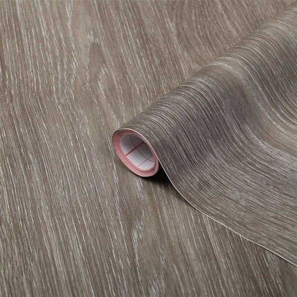 d-c-fix Möbelfolie selbstklebend Klebefolie für Möbel Küche Deko Folie Holzoptik, (Sheffield Eiche, perlgrau), Designfolie - abwaschbar, zuschneidbar und rückst