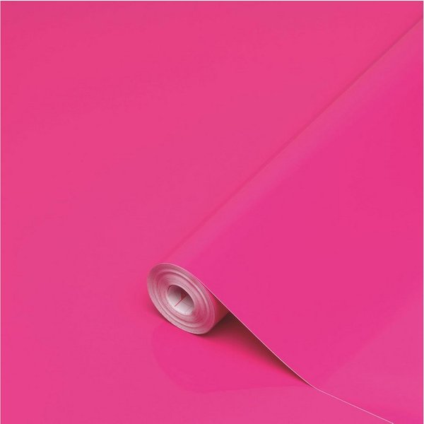 d-c-fix Möbelfolie Uni Lack magenta - selbstklebende Dekofolie Klebefolie Möbel Küche, Designfolie 200 x 45cm - zuschneidbar und rückstandslos entfernbar