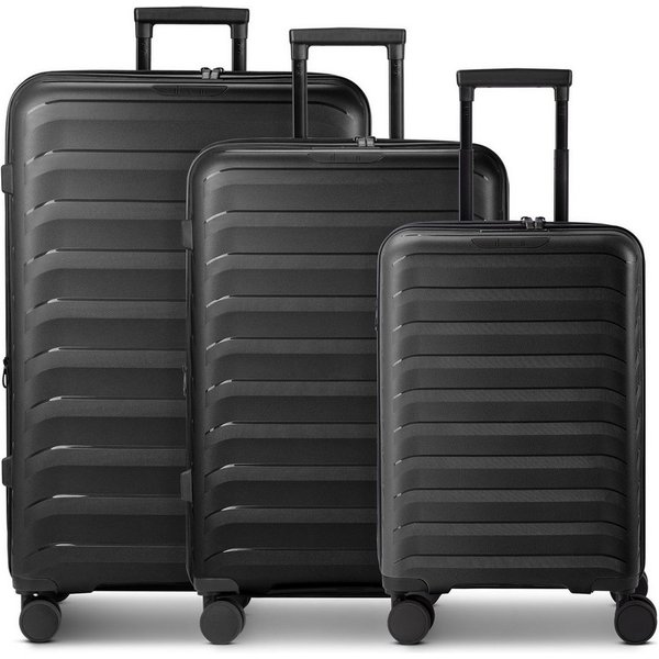 D&N Trolleyset Toronto, 4 Rollen, (3-teilig, 3 tlg), Polypropylen