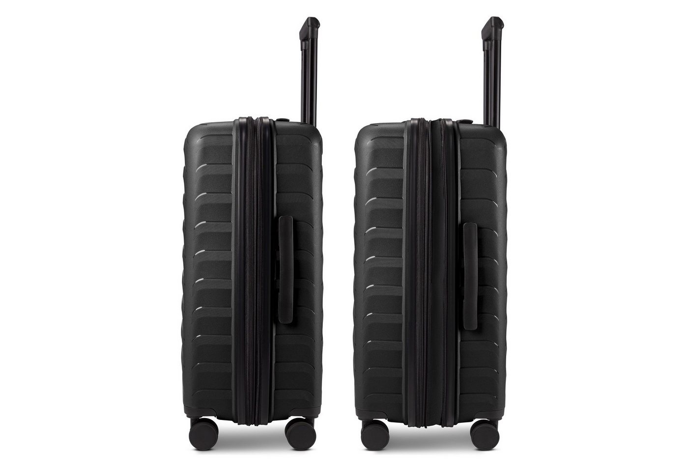 D&N Trolleyset Toronto, 4 Rollen, (3-teilig, 3 tlg), Polypropylen – Bild 5 von 5