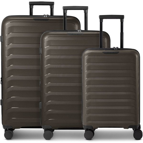 D&N Trolleyset Toronto, 4 Rollen, (3-teilig, 3 tlg), Polypropylen
