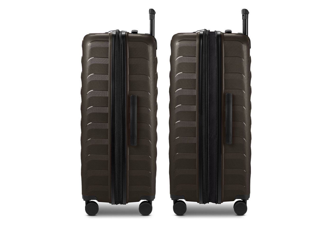 D&N Trolleyset Toronto, 4 Rollen, (3-teilig, 3 tlg), Polypropylen – Bild 5 von 5