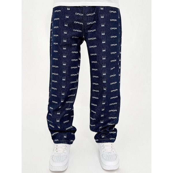 DADA Supreme Regular-fit-Jeans Mit durchgehendem Logo-Muster und für Herren All Over Loose Fit