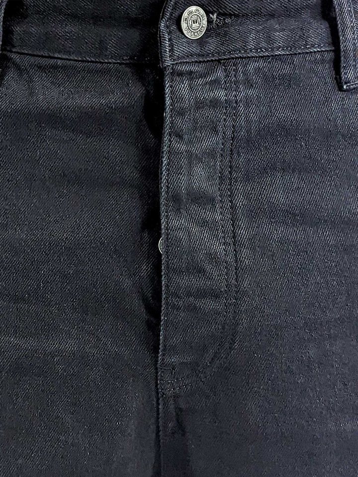 DADA Supreme Regular-fit-Jeans Premium Denim Passform Baggy mit Komfort für Herren (1-tlg) Baumwolle Einfarbig windabweisend Reißverschluss Casual-Style – Bild 5 von 5