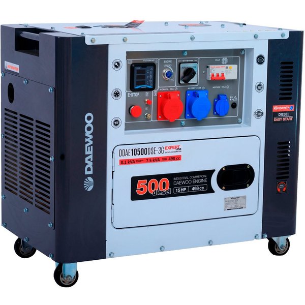 Daewoo Power Products Stromerzeuger Diesel Notstromaggregat DDAE10500DSE-3G, 11,03 in kW