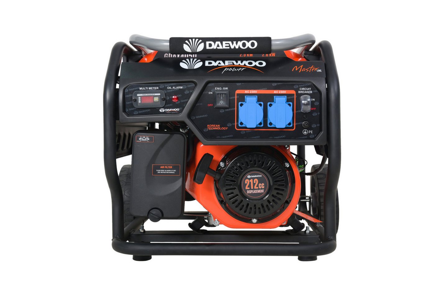Daewoo Power Products Stromgenerator DAEWOO 4 Takt Benzin E-Start Stromerzeuger Generator GDAX4050 – Bild 2 von 3
