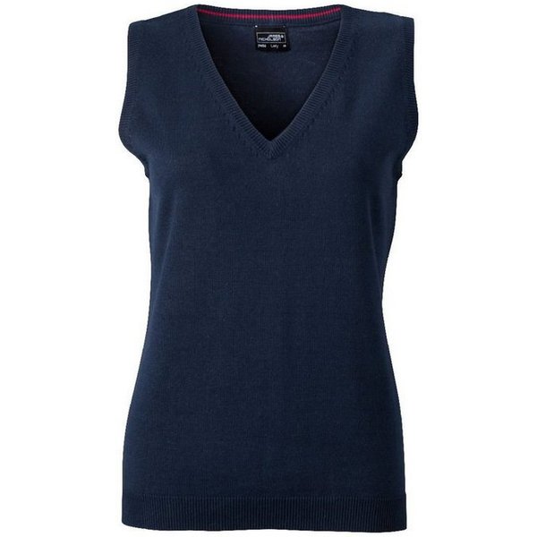 Daiber Pullunder JN 656 Damen V-Neck Pullunder Leichte Strickqualität