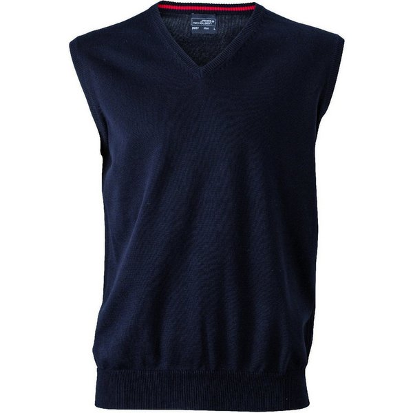Daiber Pullunder JN 657 Herren V-Neck Pullunder Leichte Strickqualität