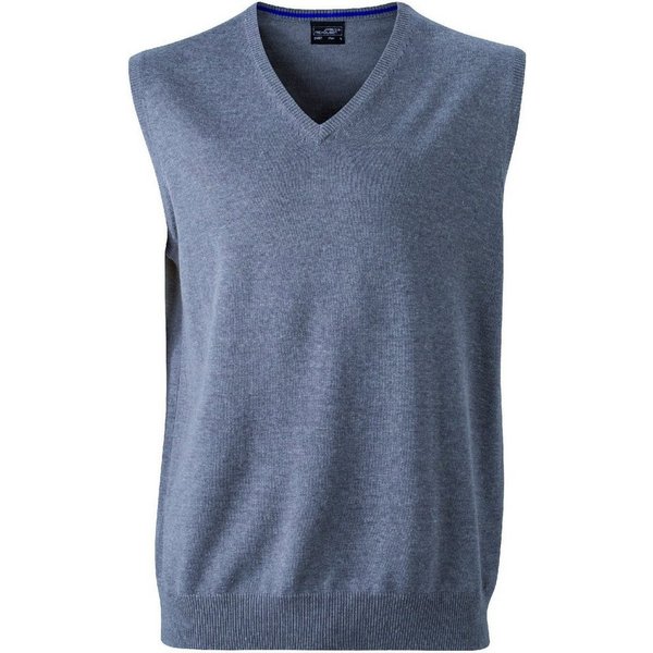 Daiber Pullunder JN 657 Herren V-Neck Pullunder Leichte Strickqualität