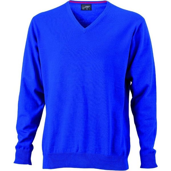 Daiber Strickpullover JN 659 Herren V-Neck Pullover Leichte Strickqualität