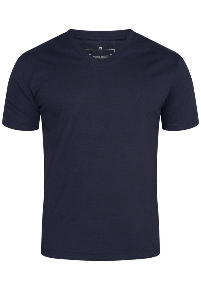 DAILY COTTON T-Shirt BASETEEV (Packung, 3er-Pack) Herren Basic Kurzarm Shirt V-Neck V-Ausschnitt – Bild 2 von 5