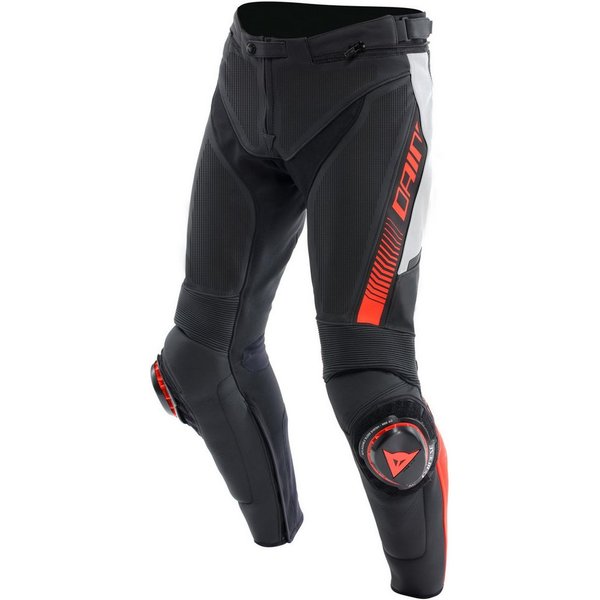 Dainese Motorradhose Super Speed S26 perforierte Motorrad Lederhose Knieprotektoren enthalten